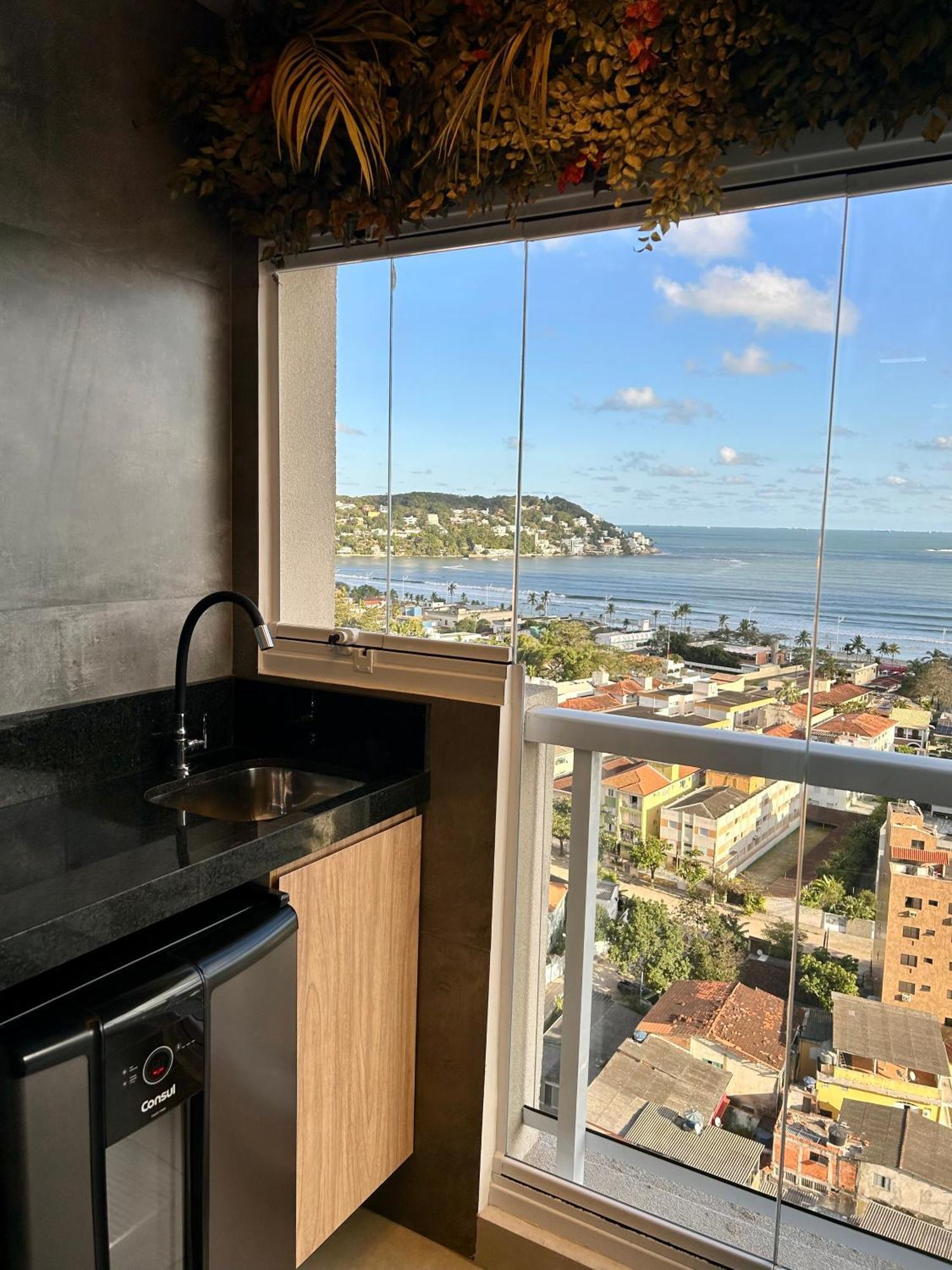 Apt Enseada Vista Mar グァルジャー エクステリア 写真